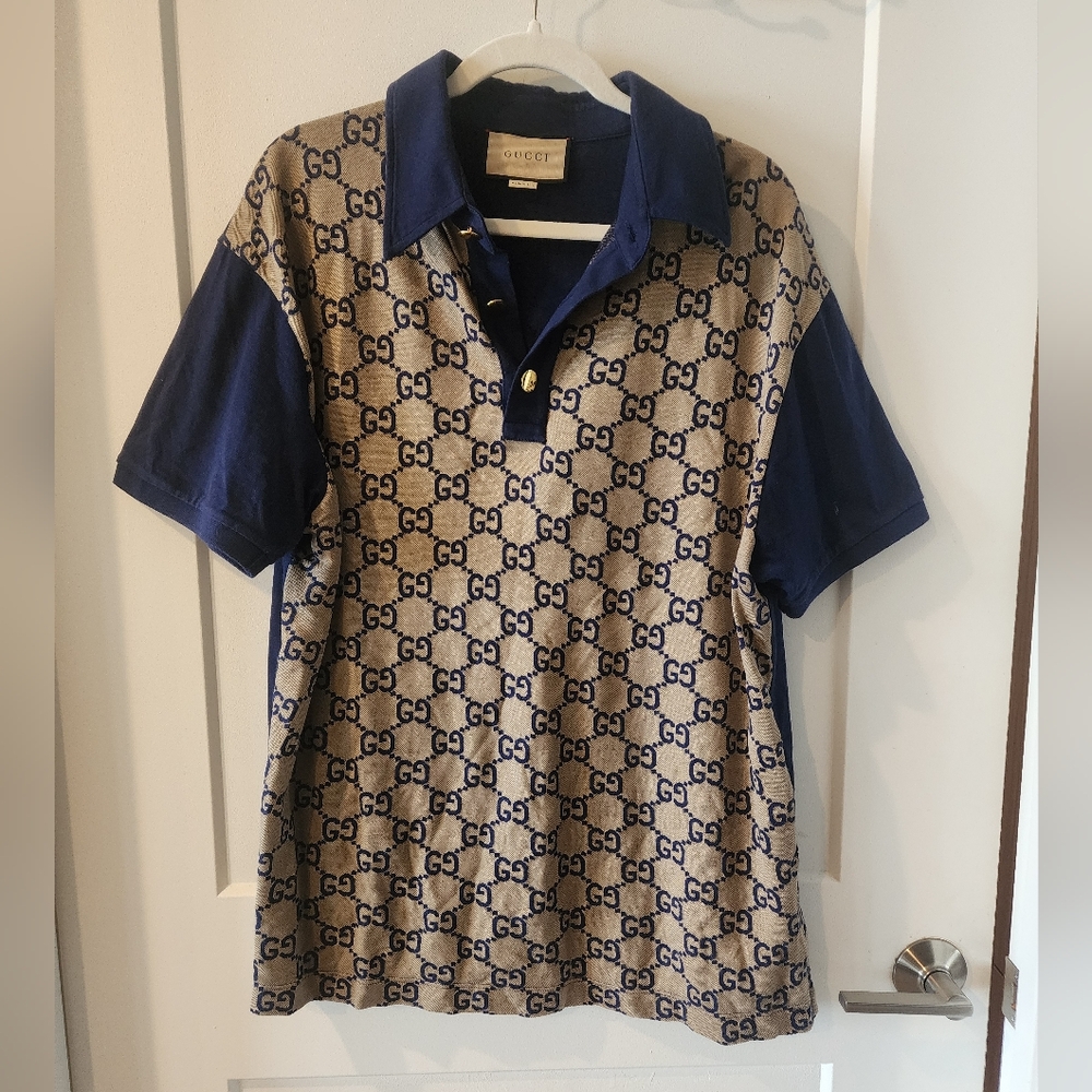 Gucci monogram polo